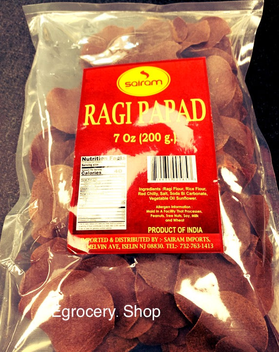 Ragi Papad 7oz - 200gm