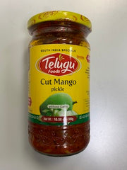 Telugu Mango Pickle Without Garlic 10.5 Oz- 300 Gms