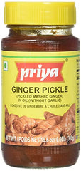 Priya Ginger Pickle In Oil 10.6 OZ - 300 Gms