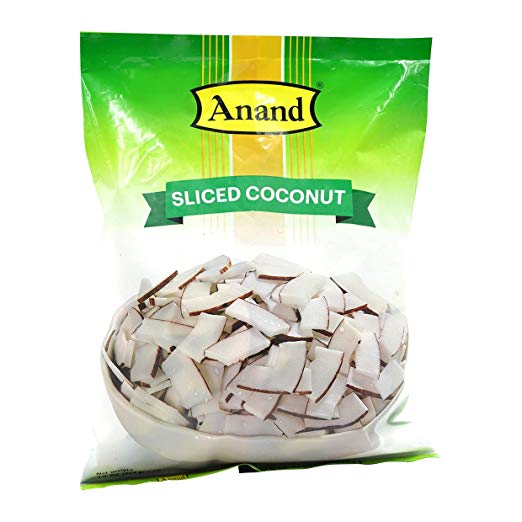 Anand Sliced Coconut 16 Oz - 454 Gms