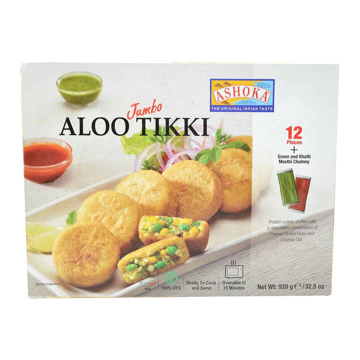 Ashoka Aloo Tikki 12 Pieces - 920 Gms