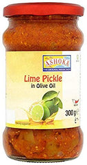 Ashoka Lime Pickle in Olive Oil 10.6 Oz - 300 Gms