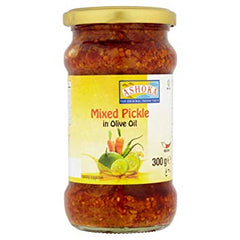 Ashoka Mixed Pickle in Olive Oil 10.6 Oz - 300 Gms