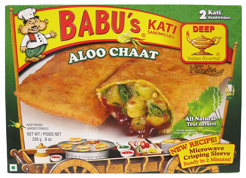 Babu's Kati Aloo Chat 2 Pieces - 226 Gms