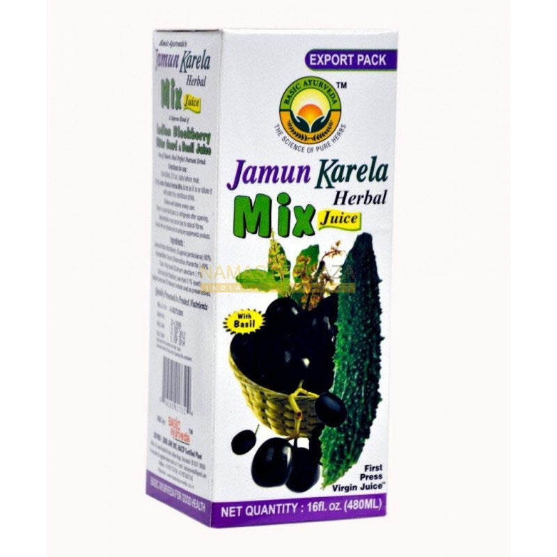 Basic Ayurveda Jamun Karela Mix 16 oz - 480 ml