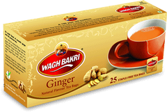 Wagh Bakri Ginger Tea Bags 1.24 OZ - 35 Gms