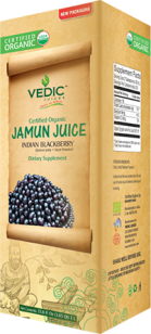 Vedic Organic Jamun Juice 16.9 Oz - 500 ml