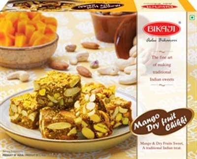 Bikaji Mango Dry Fruits Chikki 8.8 Oz - 250 Gms