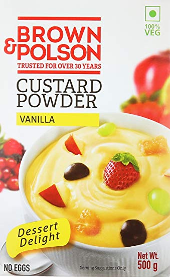 Brown and Polson Custard Powder Vanilla 500 Gms