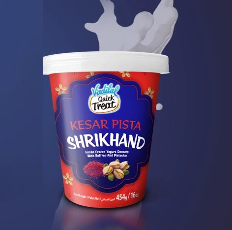 Vadilal Kesar Pista Shrikhand 16 Oz - 454 Gms