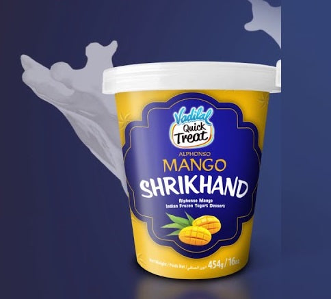 Vadilal Mango Shrikhand 16 Oz - 454 Gms