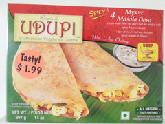 Udupi Spicy Misore Masala Dhosa 4 Pieces - 400 Gms