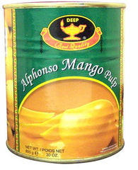 Deep Alphonso Mango Pulp 30 Oz - 850 Gms