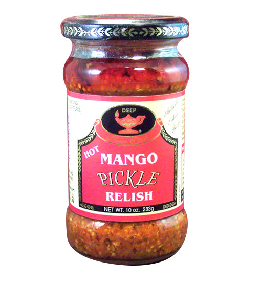 Deep Hot Mango Pickle 10 Oz - 283 Gms