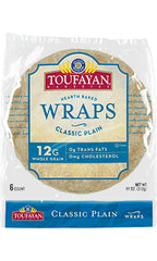 Toufayan's Plain Wraps Whole Grain 11 Oz - 312 Gms