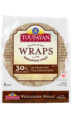 Toufayan's Plain Wraps Wholesome Wheat 11 Oz - 312 Gms