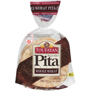 Toufayan's Toufayan's Whole Wheat Pita 12 Oz - 680 Gms