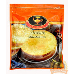 Deep Mathia Khakhra 6.3 Oz - 180 Gms