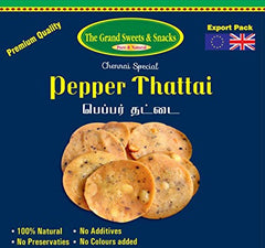 The Grand Sweets & Snacks Pepper Thattai 6 Oz - 170 Gms