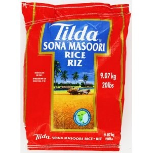 Tilda Sona Masoori  Rice 20lb