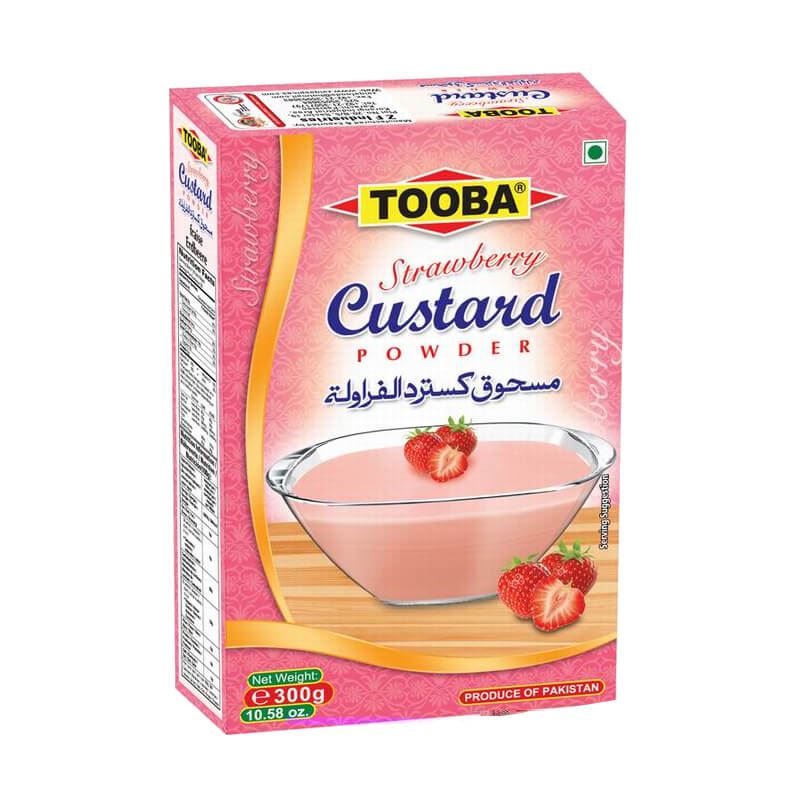 Tooba Custard Powder Strawberry 10.58 Oz - 300 Gms