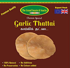 The Grand Sweets & Snacks Garlic Thattai 6 Oz - 170 Gms