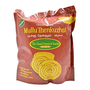 The Grand Sweets & Snacks Mulli Thenkuzhal 6 Oz - 170 Gms