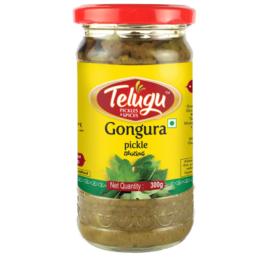 Telugu Gongura Pickle 10.5 Oz- 300 Gms