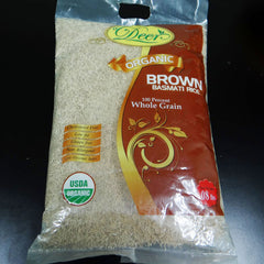 Deer Organic Brown Basmati Rice 8lb