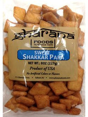 Gharana Foods Sweet Sakkar Para 8 Oz - 227 Gms