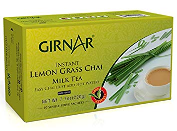 Girnar Instant Lemon Grass Chai 7.7 oz - 220 Gms 10 Single Sachets