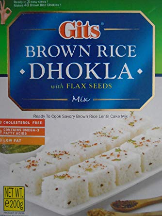 Gits Brown Rice Dhokla  7 Oz - 200 Gms