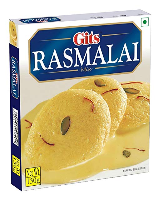 Gits Rasmalai 5.25 Oz - 150 Gms