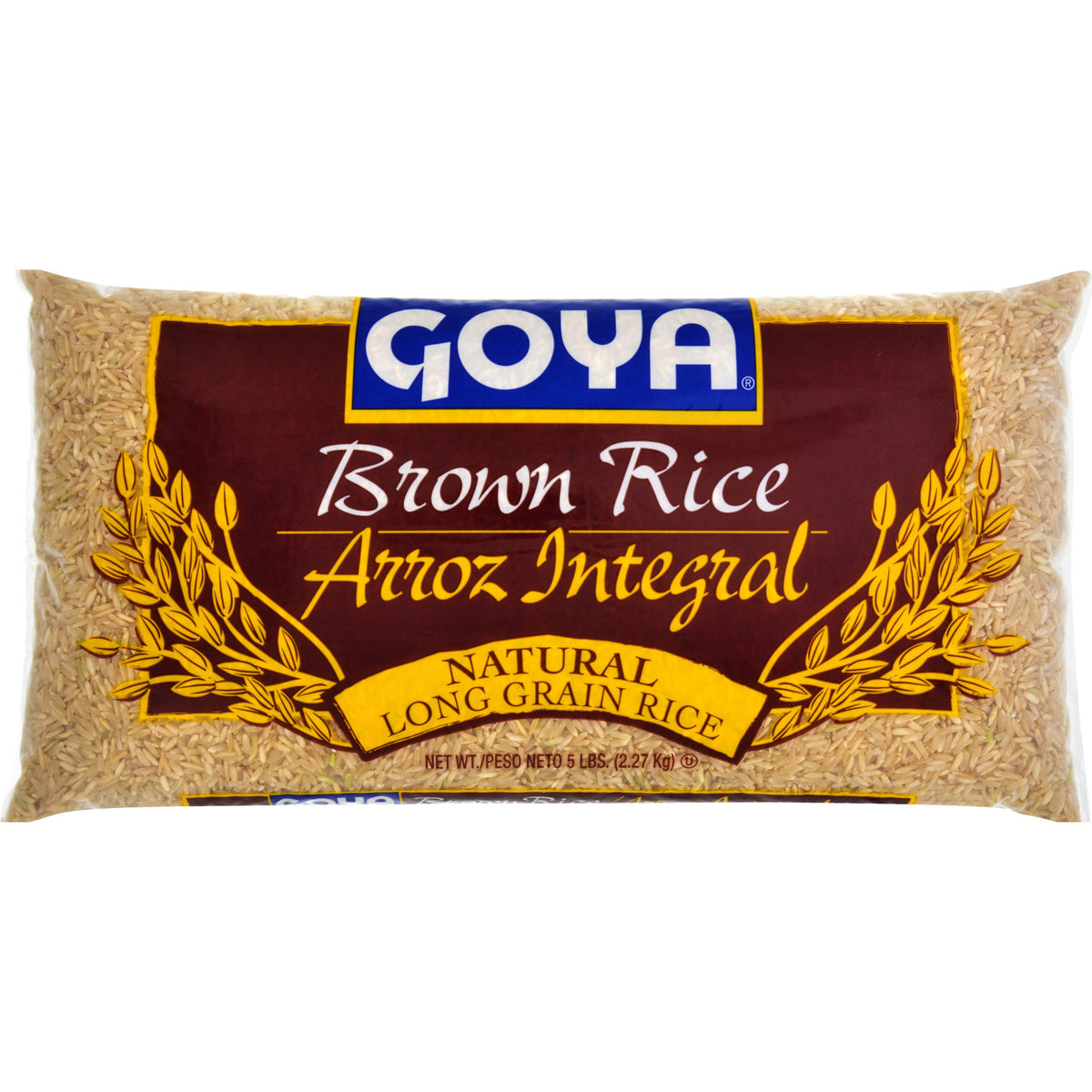 Goya brown Rice Long grain 5lbs-2.27kg