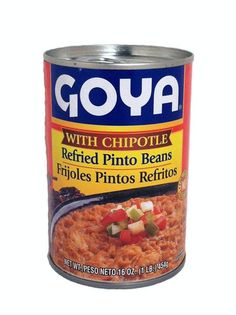 Goya Refried Pinto Beans 16 Oz - 454 Gms