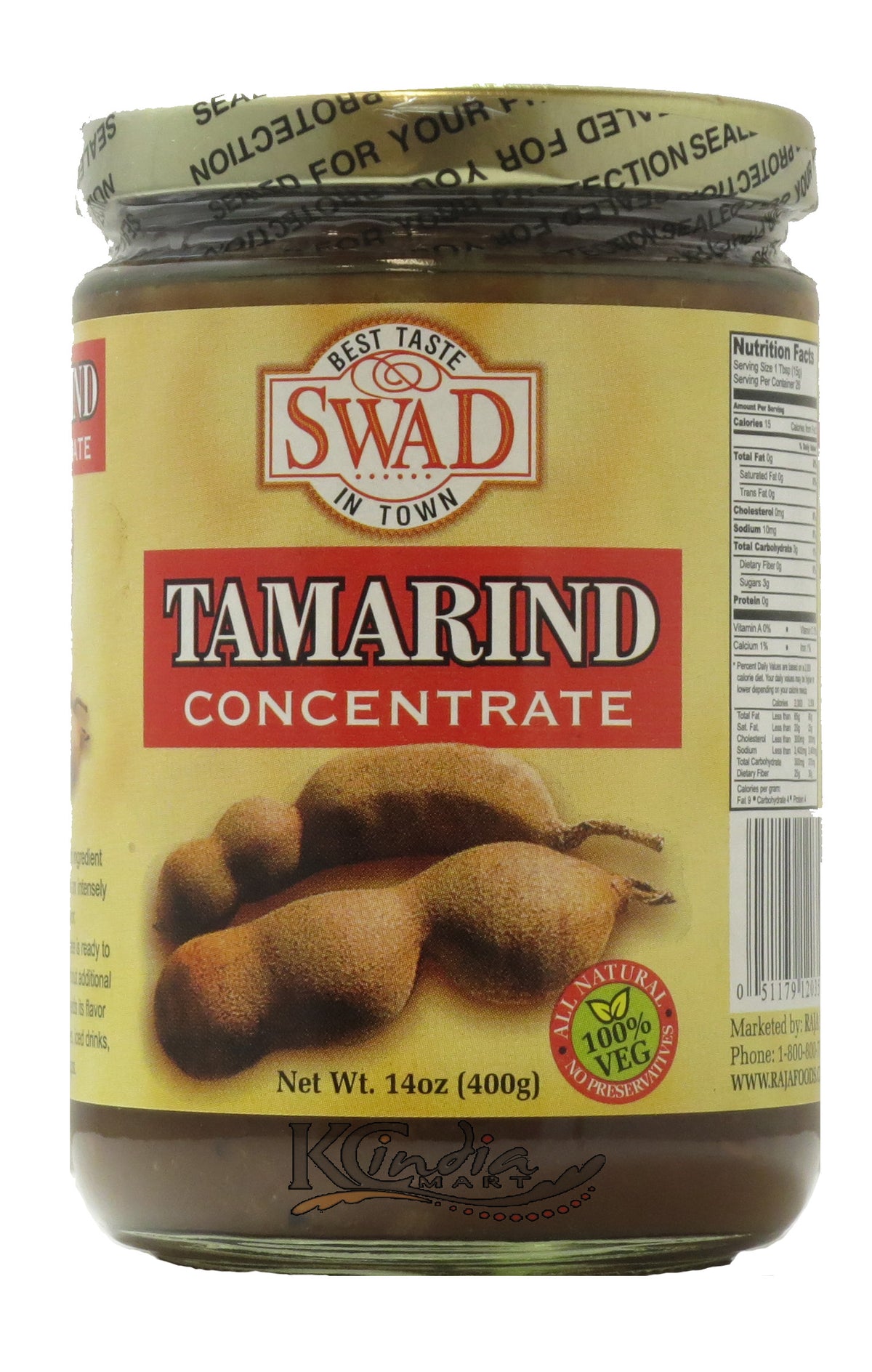 Swad Tamarind Concentrate 14 Oz - 400 Gms