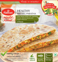 Haldiram's Healthy Mix Veg Paratha 4 Pieces