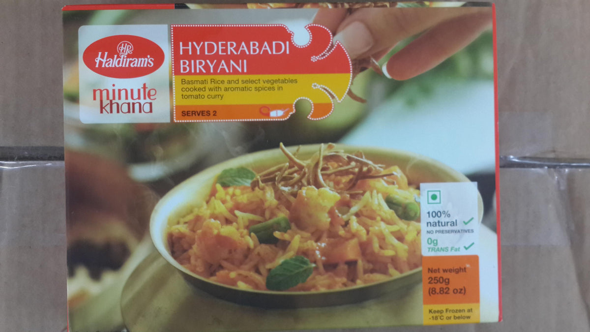 Haldiram's Hyderabadi Biryani 8.8 Oz - 250 Gms