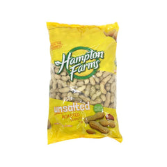 Hampton Farms Unsalted Roasted Peanuts 1 Lb - 454 Gms
