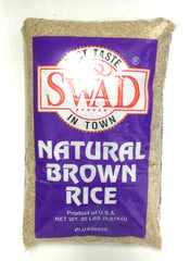 Swad Natural Brown Rice 20lb