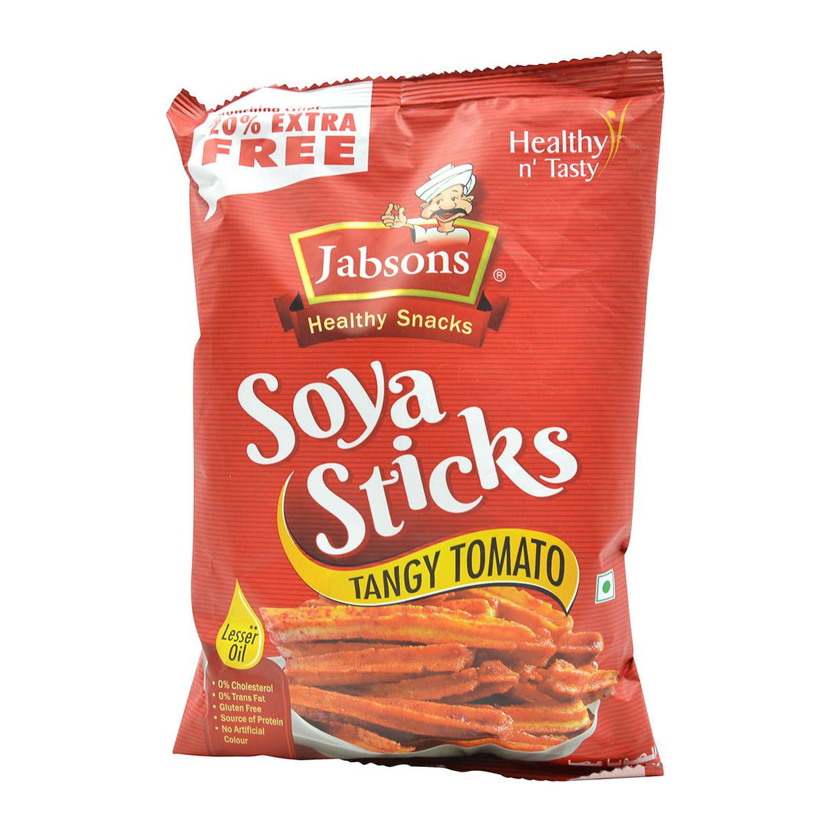 Jabsons Soy Sticks Tangi Tomato 5.6 Oz - 106 Gms