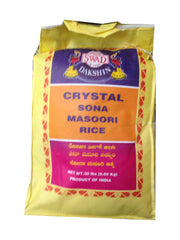 Swad Crystal Sona Masoori  Rice 20lb