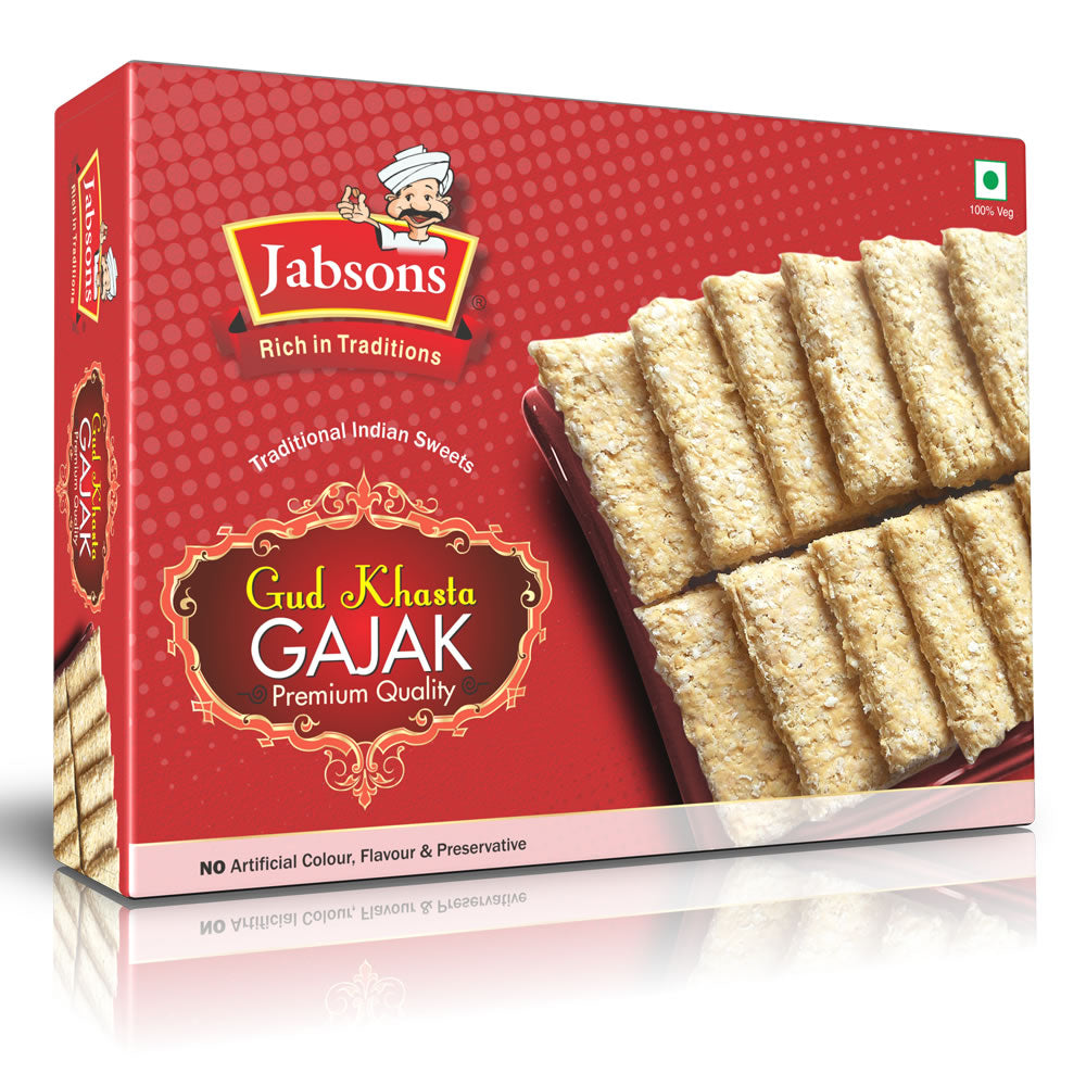 Jabsons Khasta Gajjak 14 Oz - 400 Gms