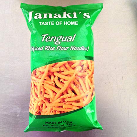 Janaki's Tengual Spiced Corn Flakes 7 Oz - 198 Gms