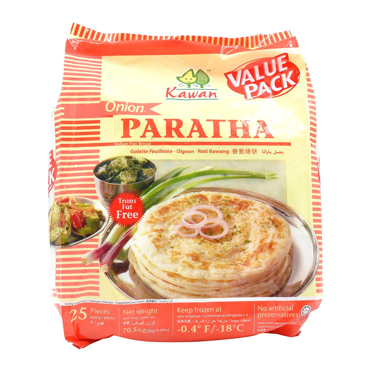 Kawan Onion Paratha 25 Pieces