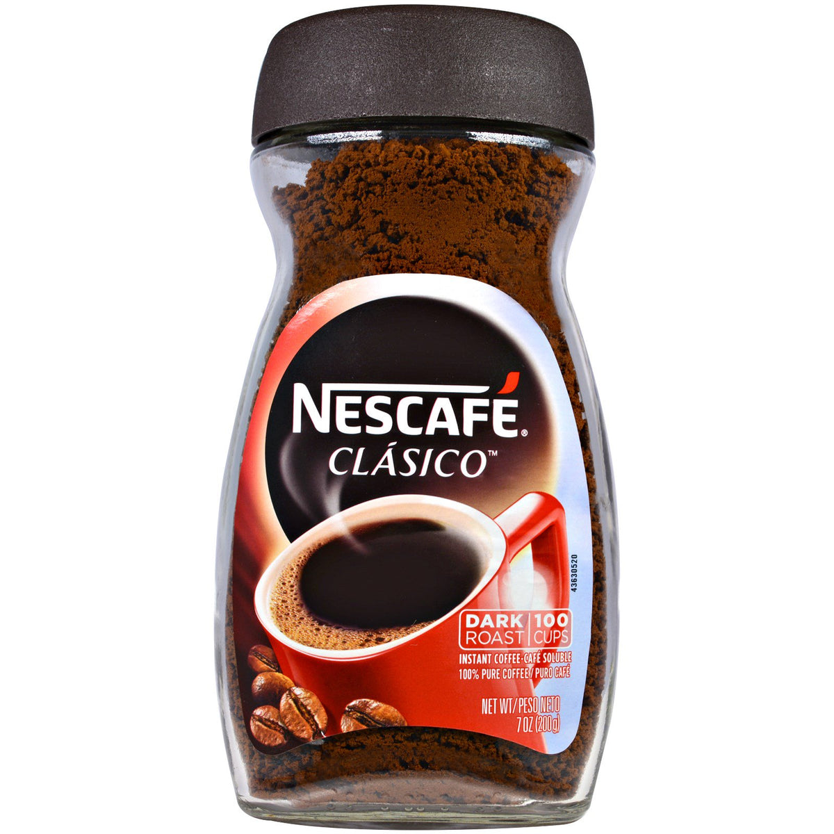 Nescafe Clasico   Pure Instant 3.5 OZ - 100 Gms