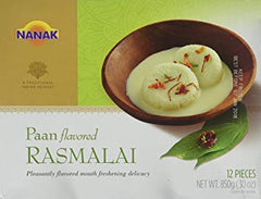 Nanak Paan Flavored Rasmalai 12 Pieces - 850 Gms