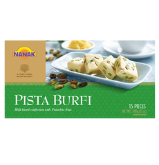 Nanak Pista Barfi 15 Pieces - 340 Gms