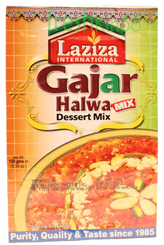 Laziza Gajar Halwa Mix 5.3 oz - 150 Gms