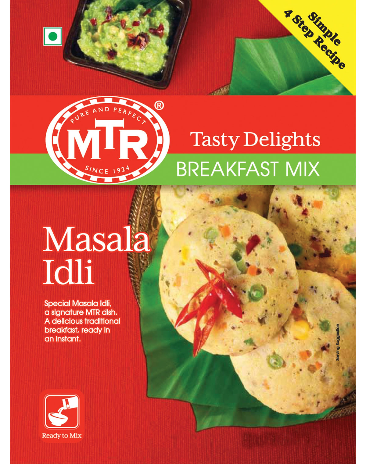 MTR Masala Idli 17.36 Oz - 500 Gms